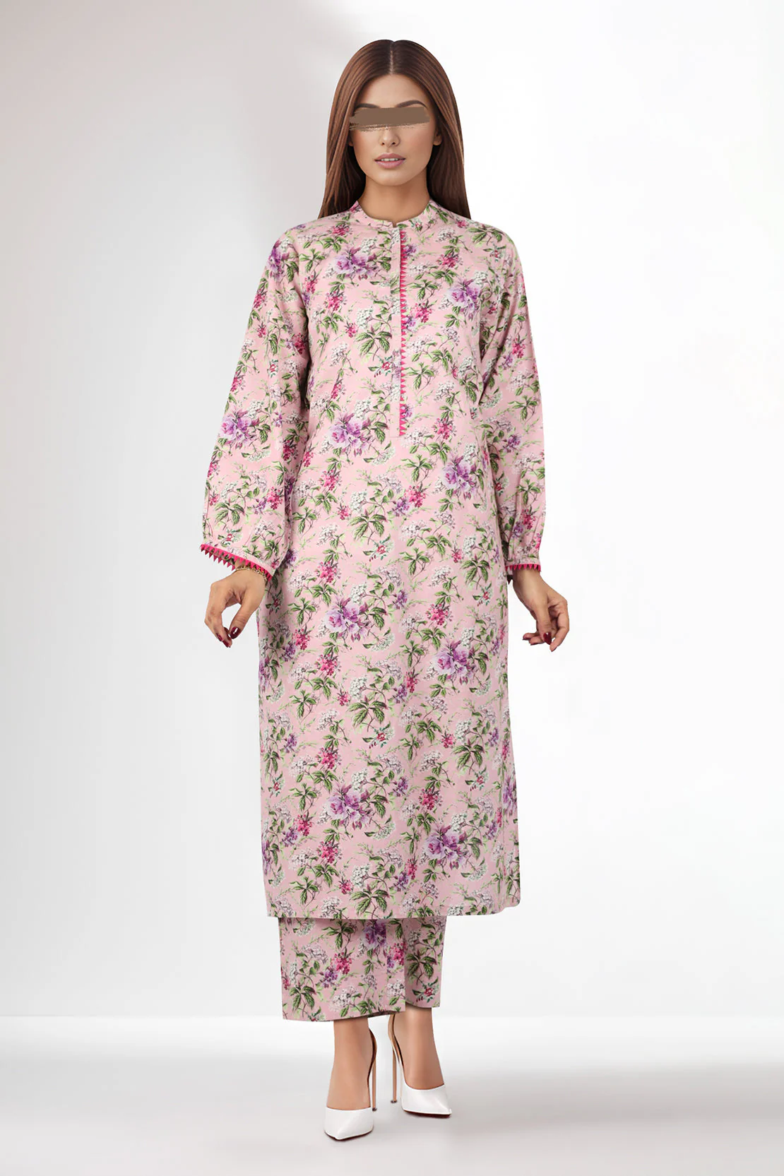 Printed Lawn Stitched 2 Piece (Shirt/Trouser)