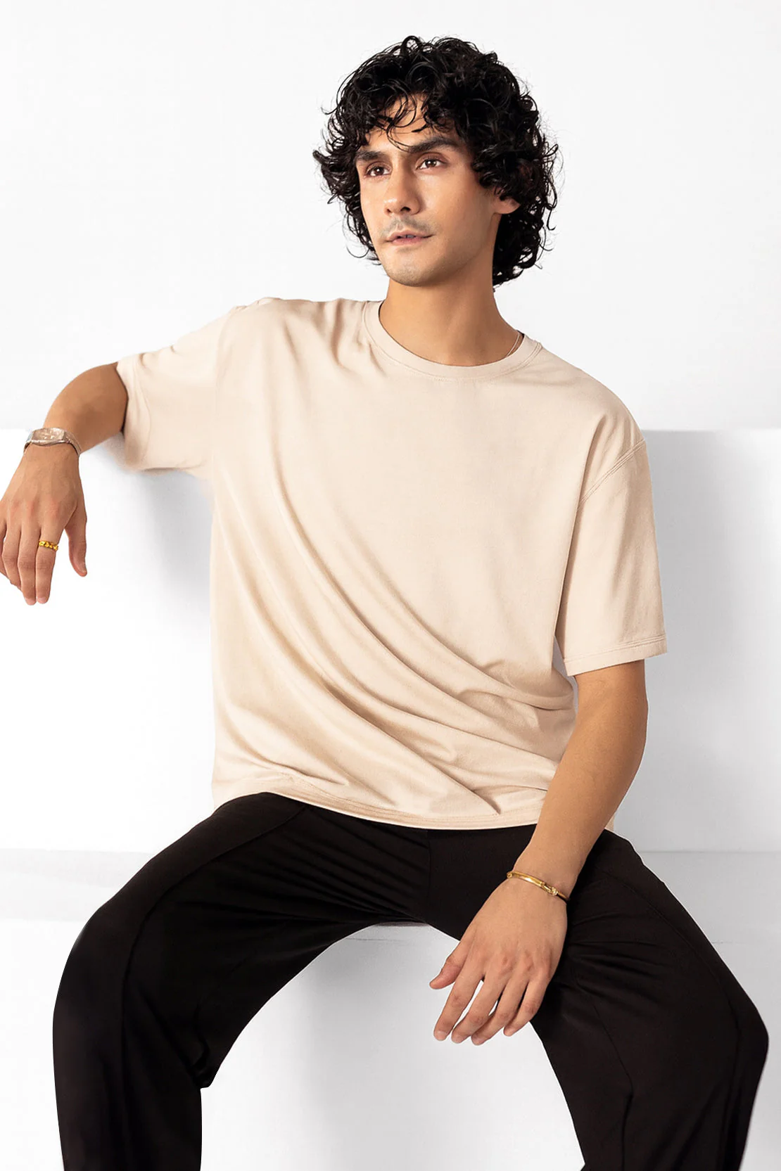 Boxy Crewneck Tee Shirt - Image 2