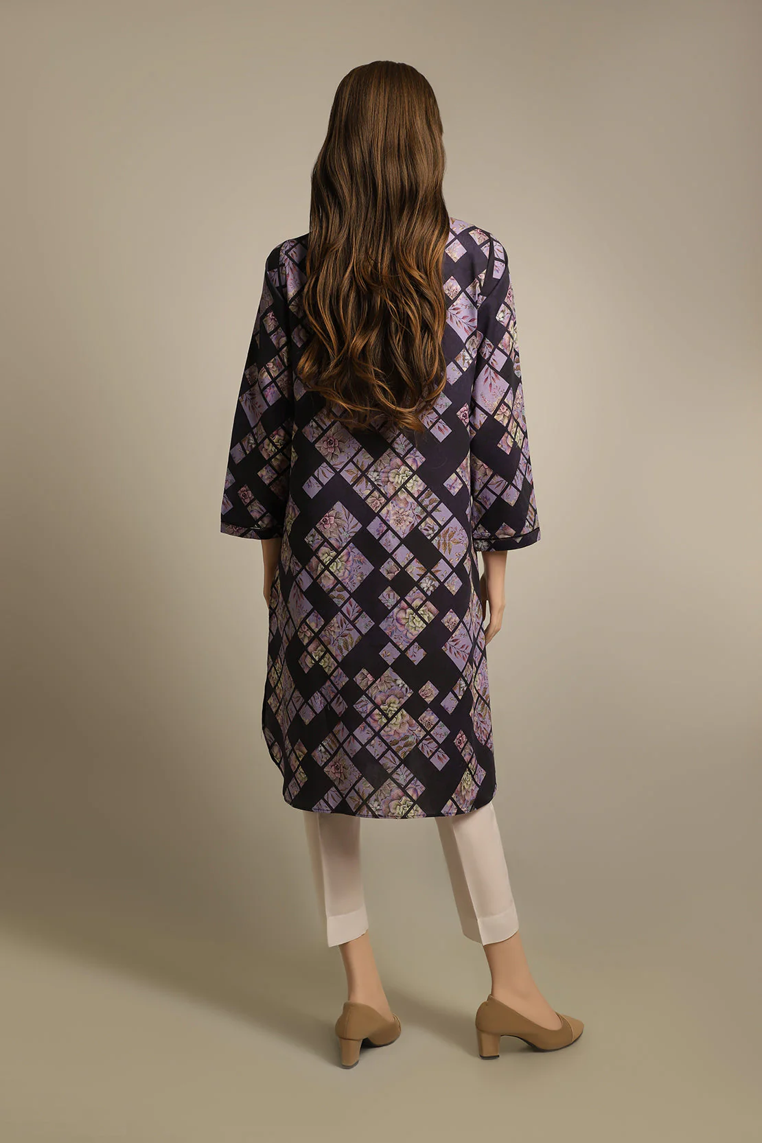 Printed Cambric Stitched Shirt - Image 2