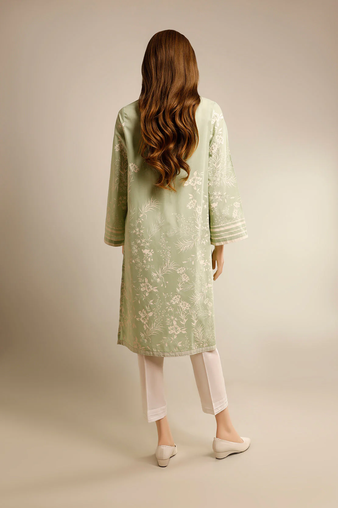 Printed Lawn Stitched Shirt - Image 2