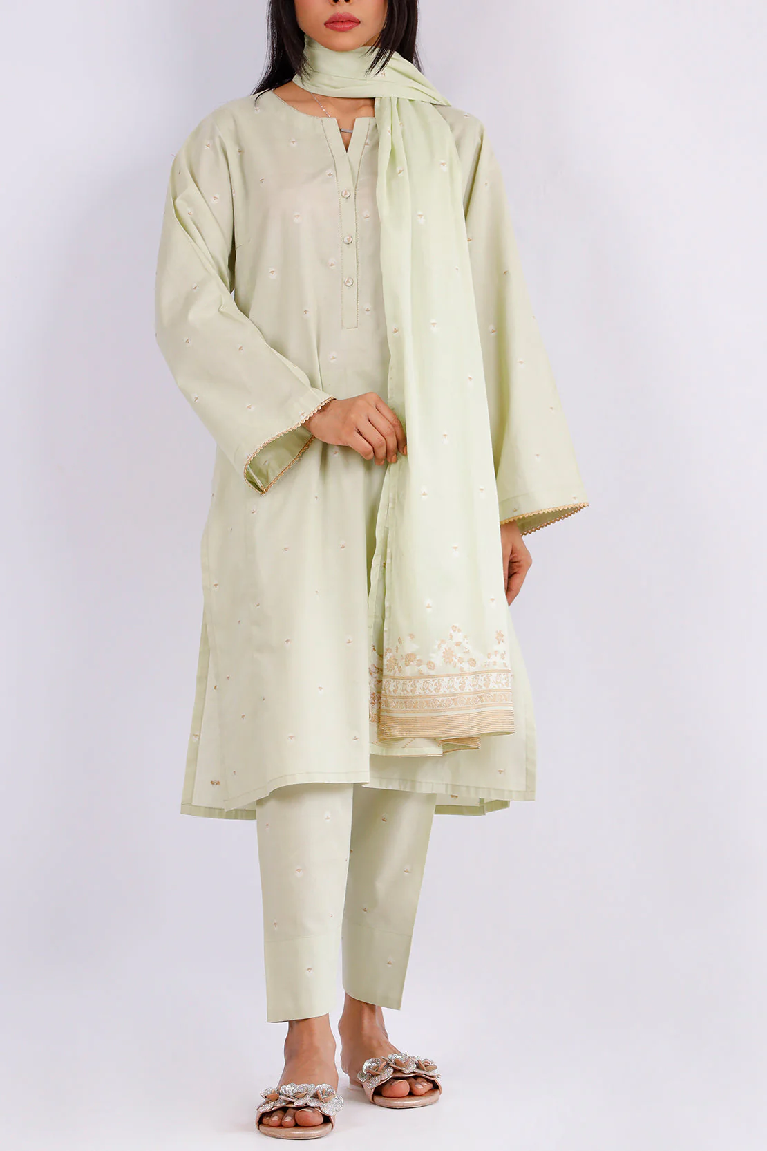 Cotton Jacquard dupatta