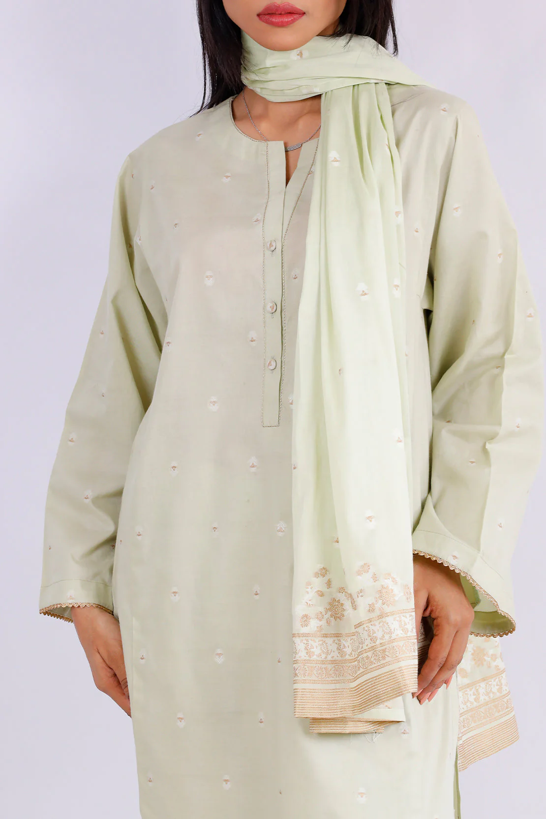 Cotton Jacquard dupatta - Image 2