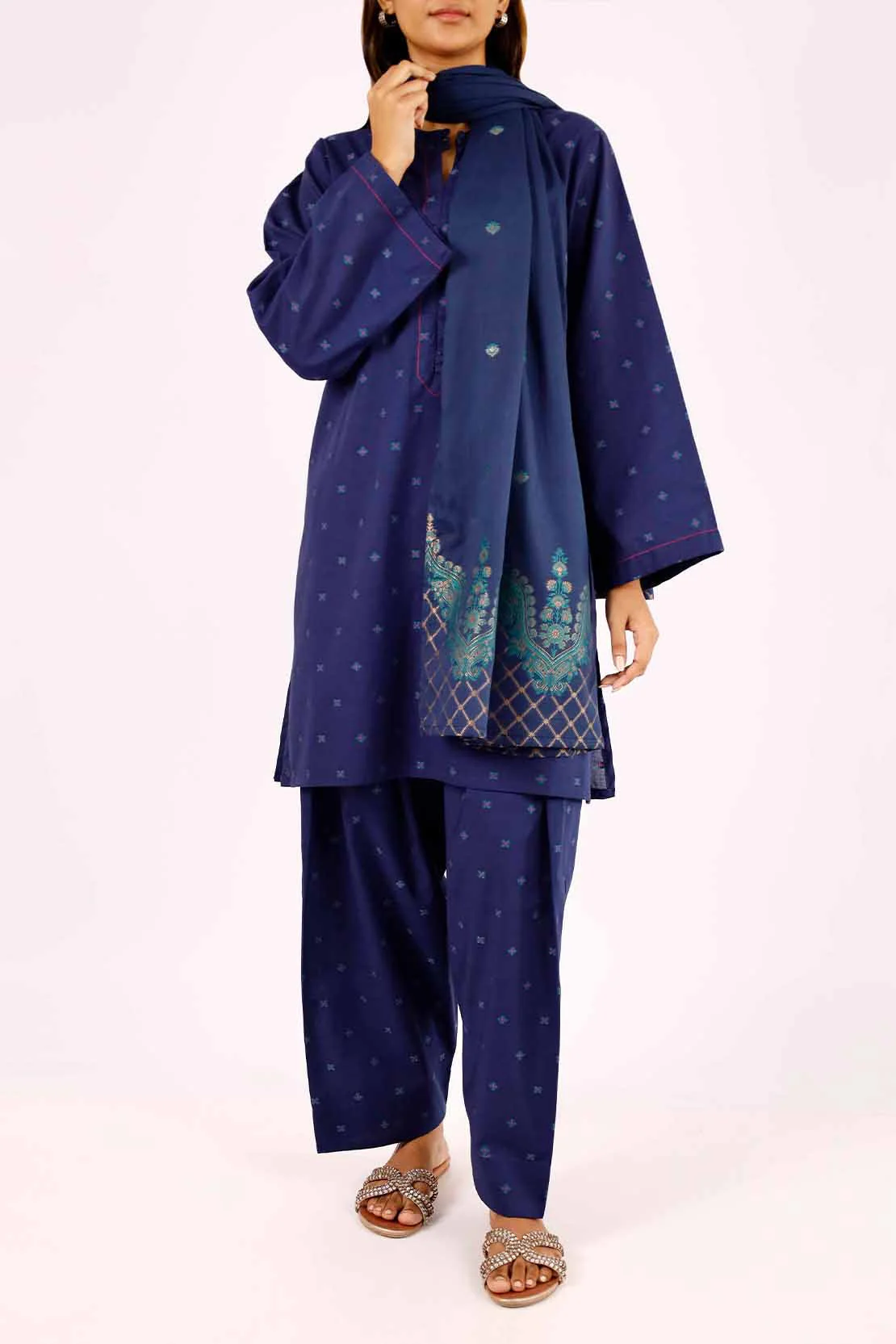 Cotton Jacquard dupatta