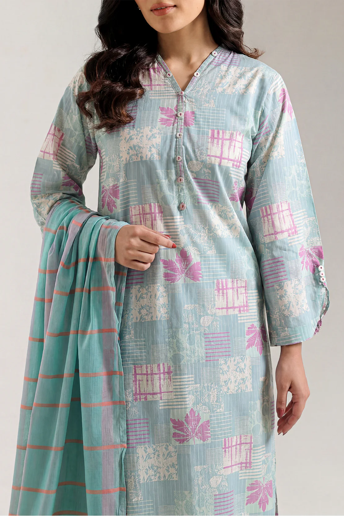 Cotton Jacquard Dupatta - Image 2