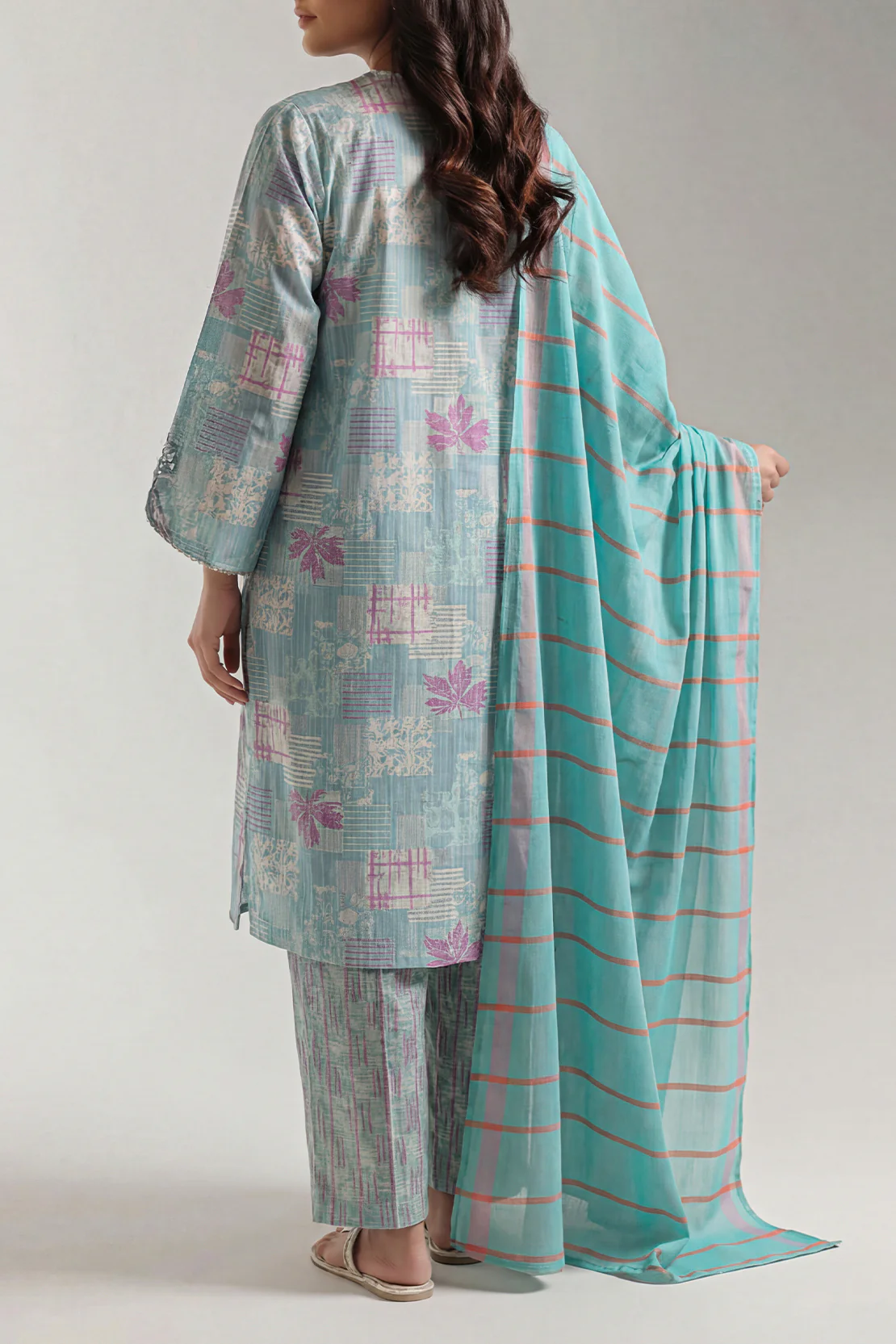 Cotton Jacquard Dupatta - Image 3