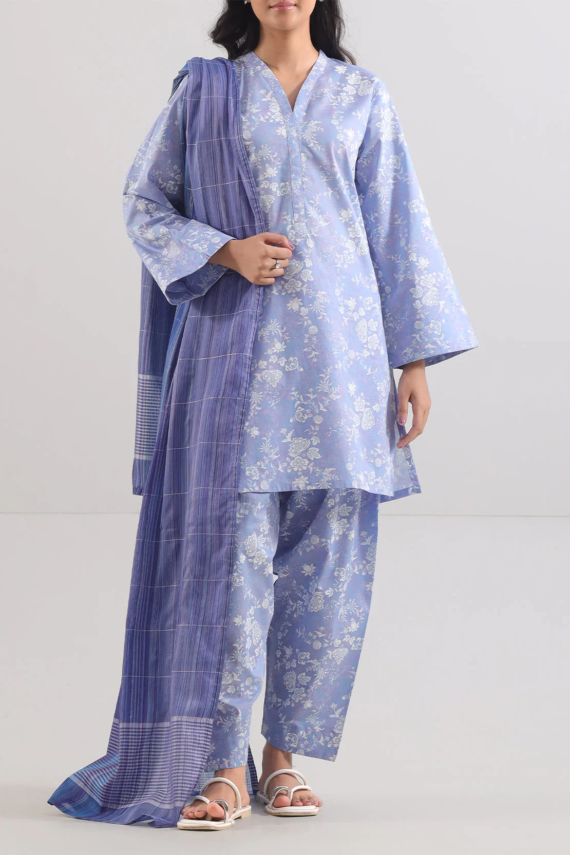 Cotton Jacquard Dupatta - Image 3