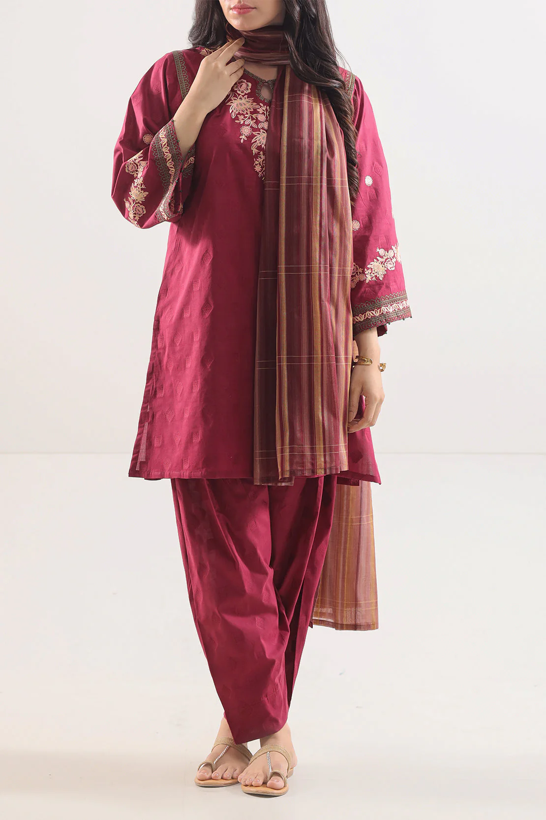 Cotton Jacquard Dupatta
