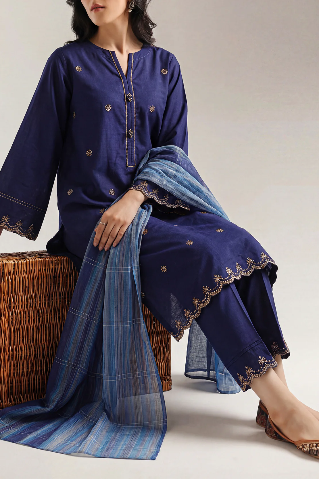 Cotton Jacquard Dupatta