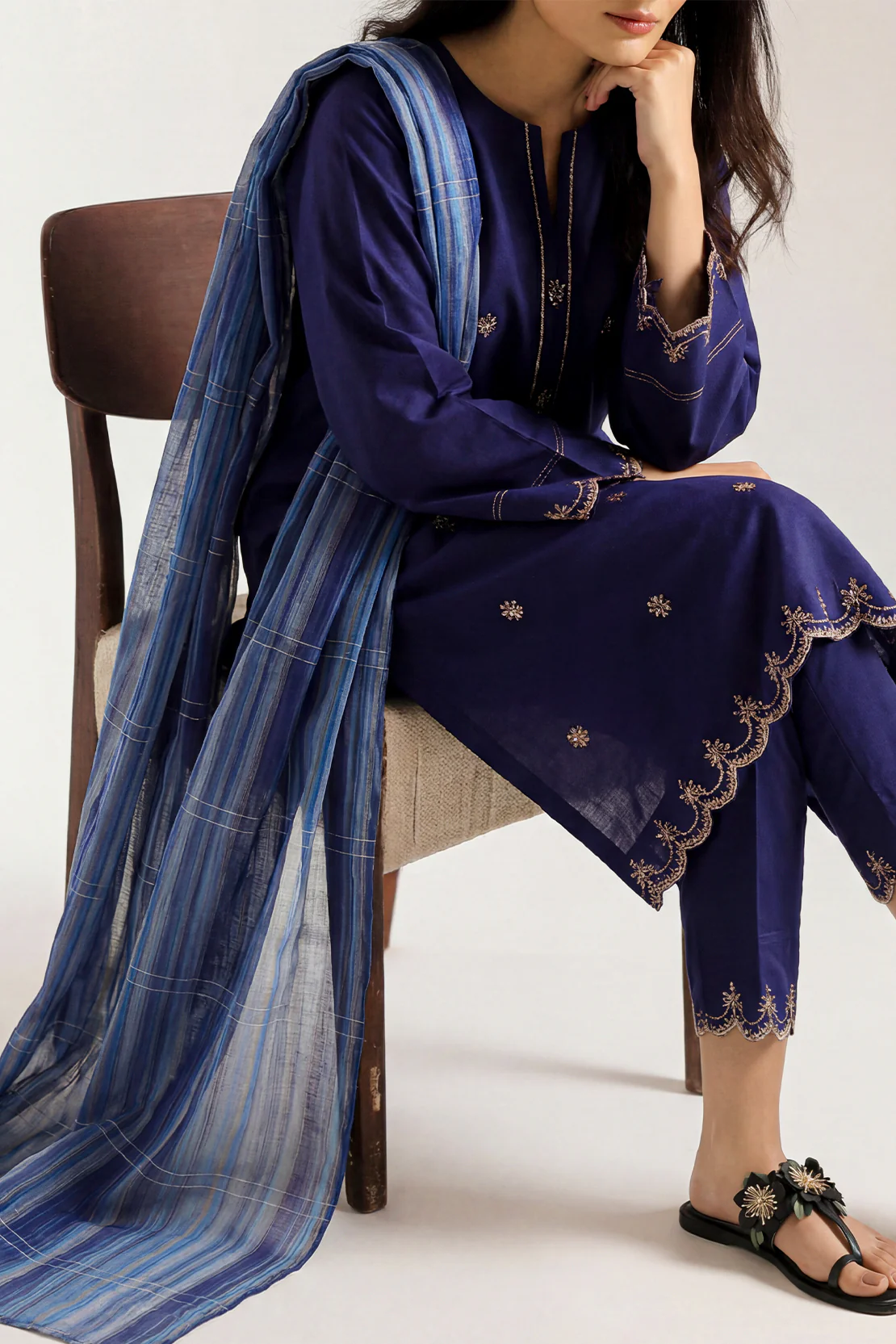 Cotton Jacquard Dupatta