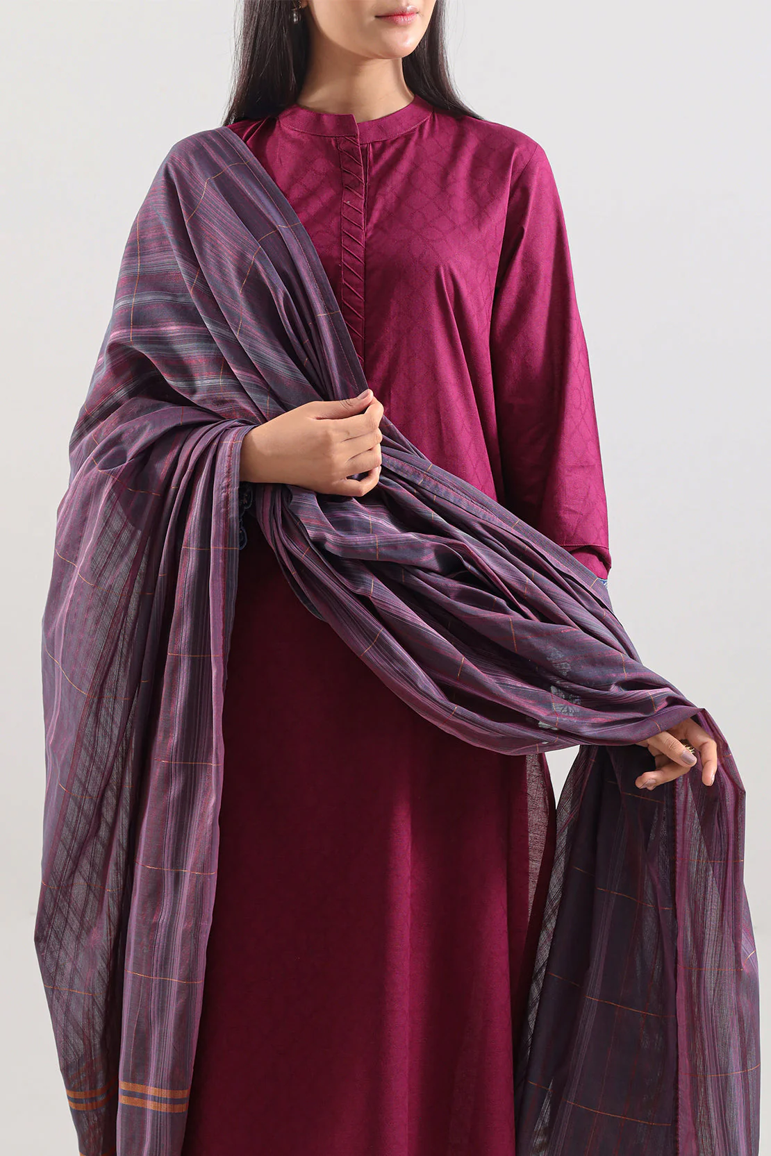 Cotton Jacquard Dupatta - Image 2