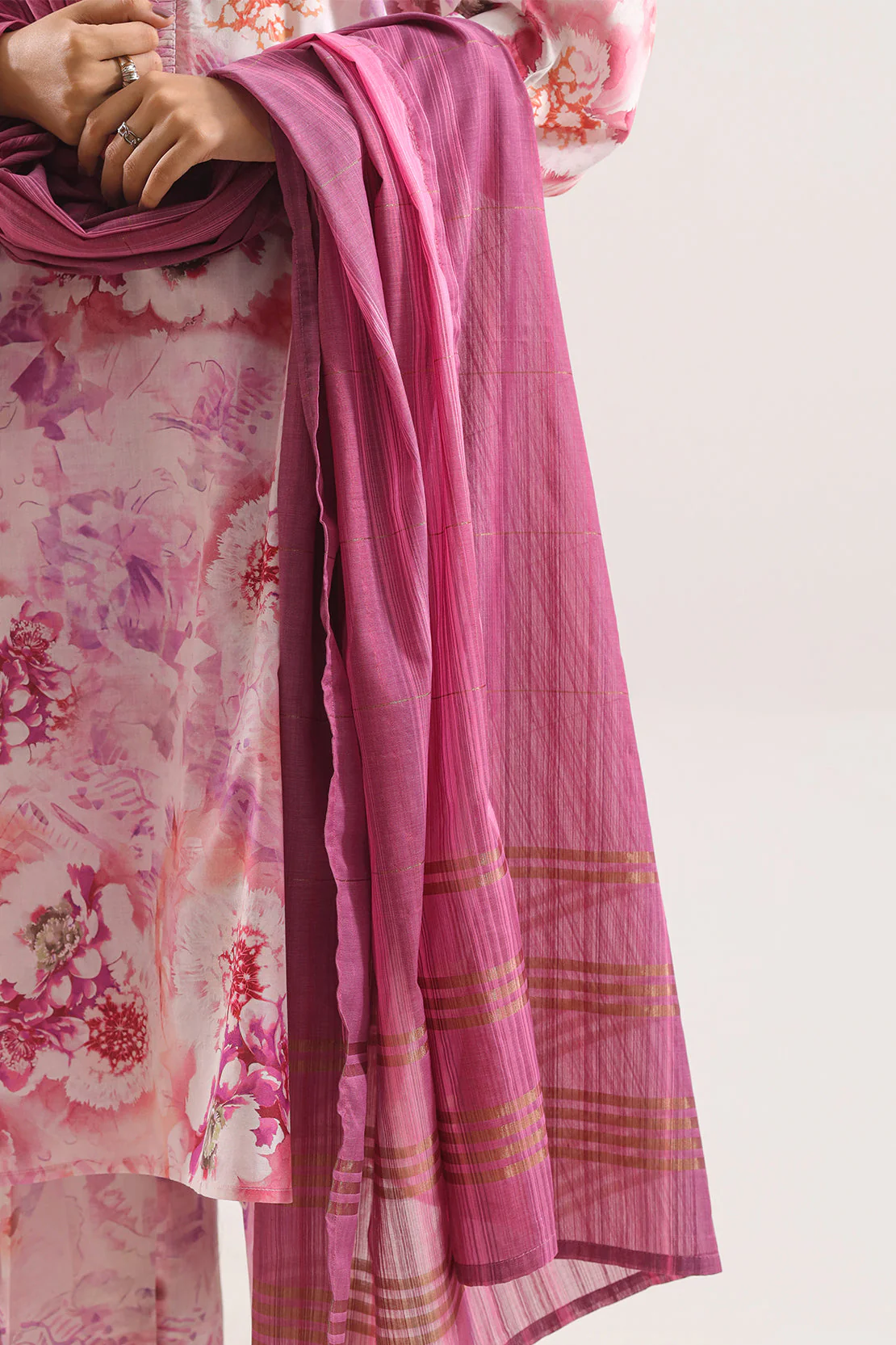 Cotton Jacquard Dupatta - Image 4