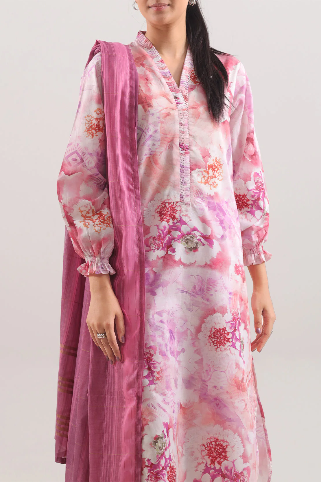 Cotton Jacquard Dupatta - Image 2