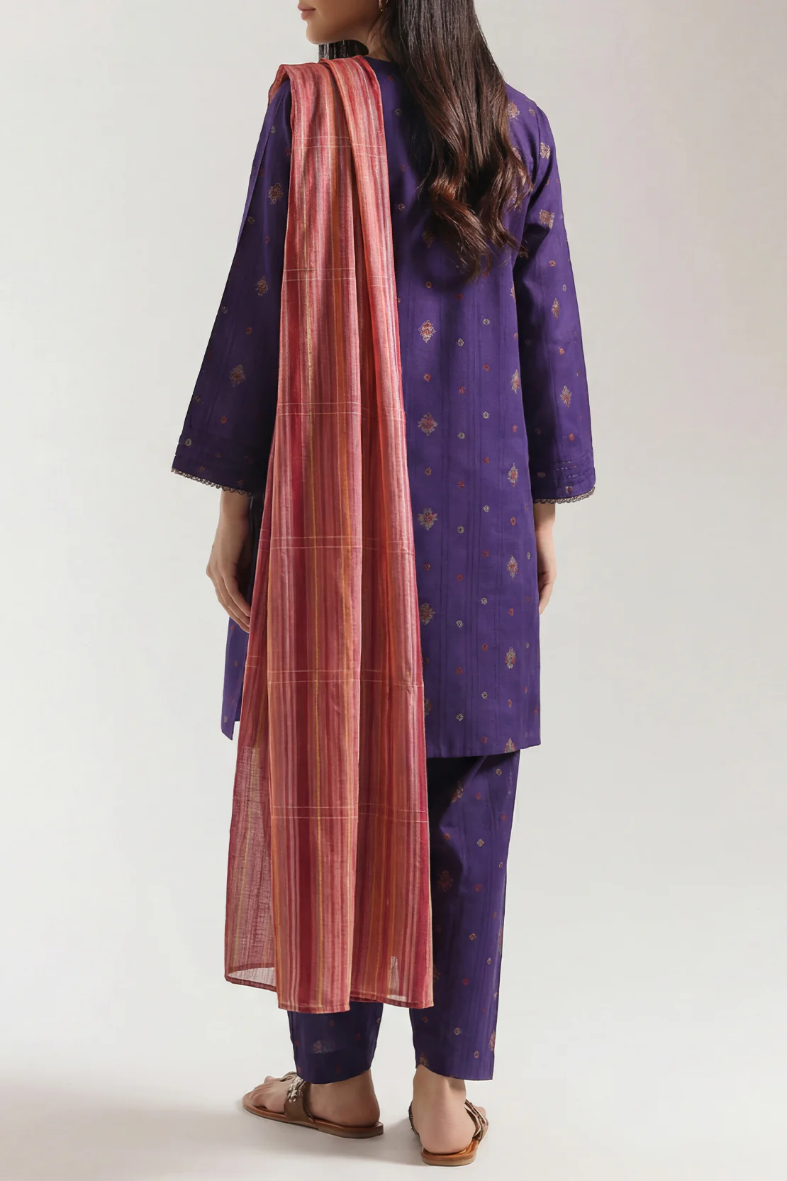 Cotton Jacquard Dupatta - Image 4