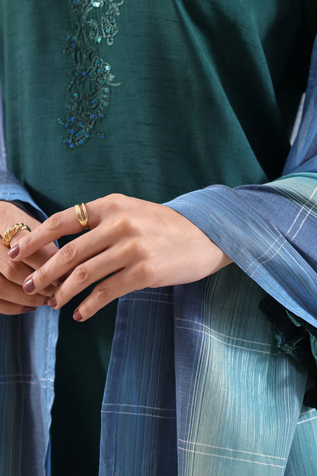 Cotton Jacquard Dupatta - Image 3