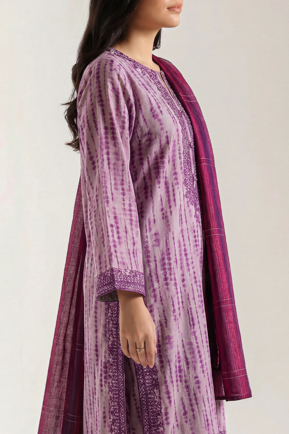 Cotton Jacquard Dupatta - Image 2