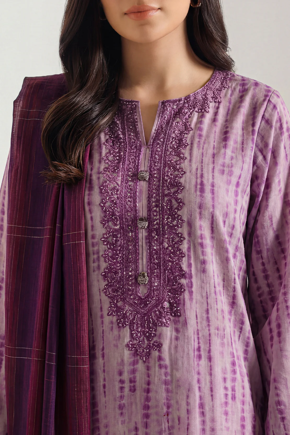 Cotton Jacquard Dupatta - Image 3