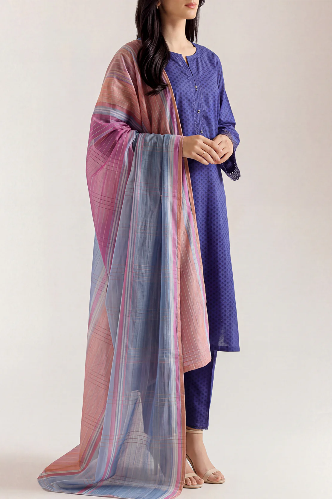 Cotton Jacquard Dupatta - Image 3