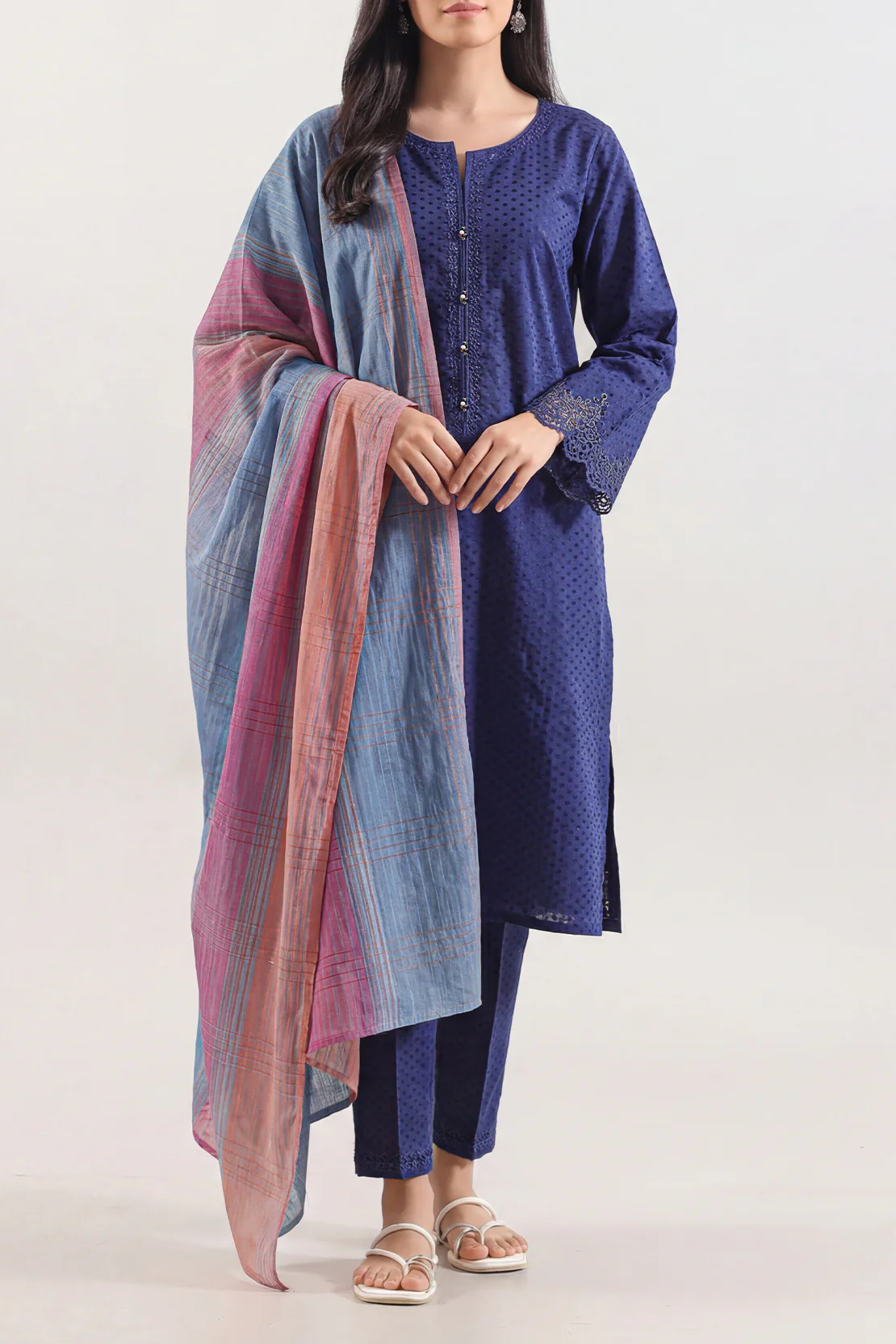 Cotton Jacquard Dupatta