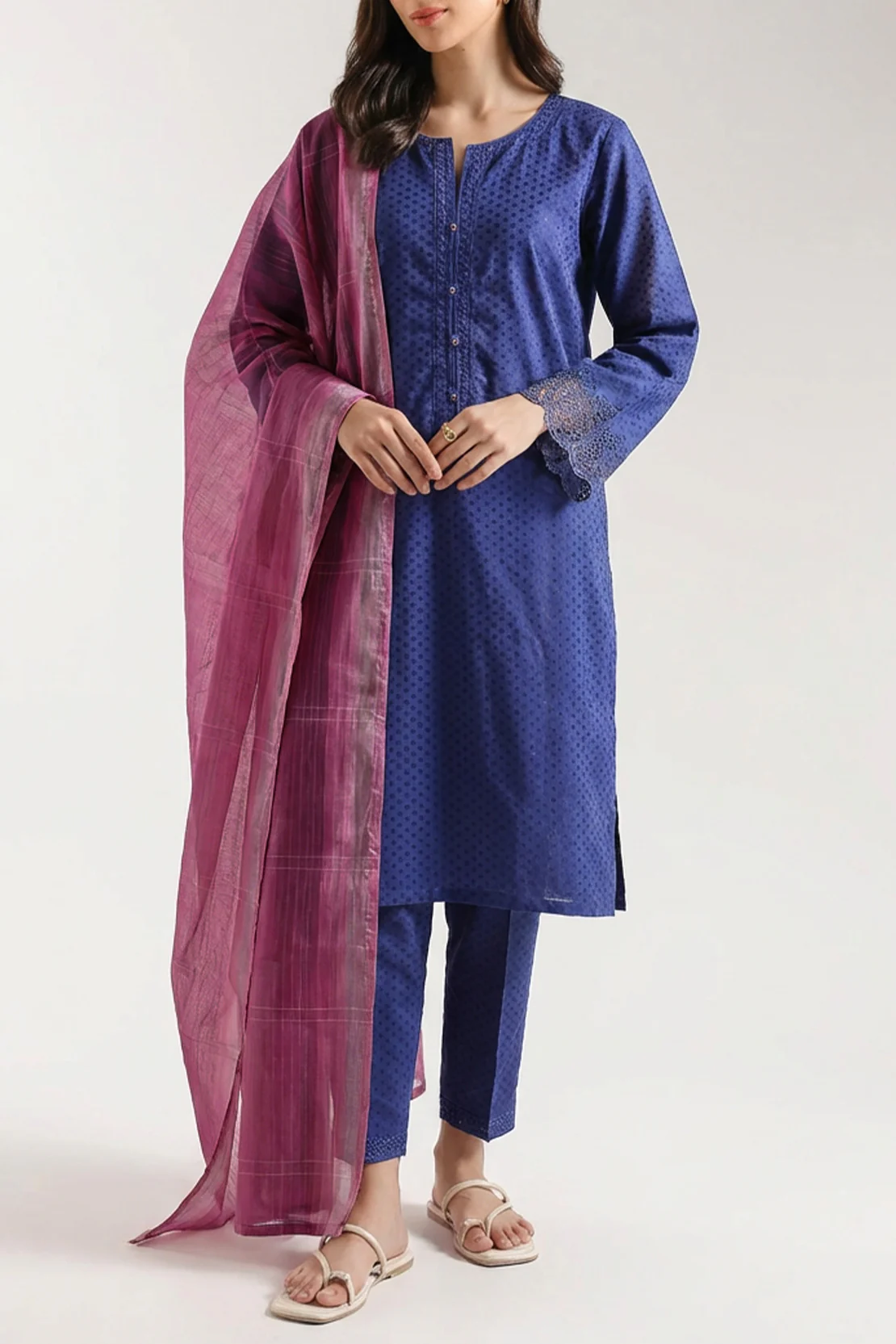 Cotton Jacquard Dupatta