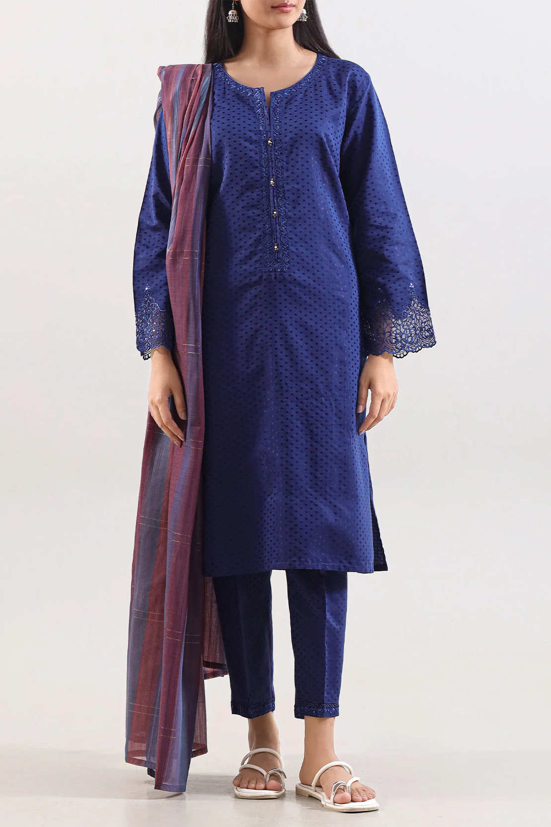 Cotton Jacquard Dupatta
