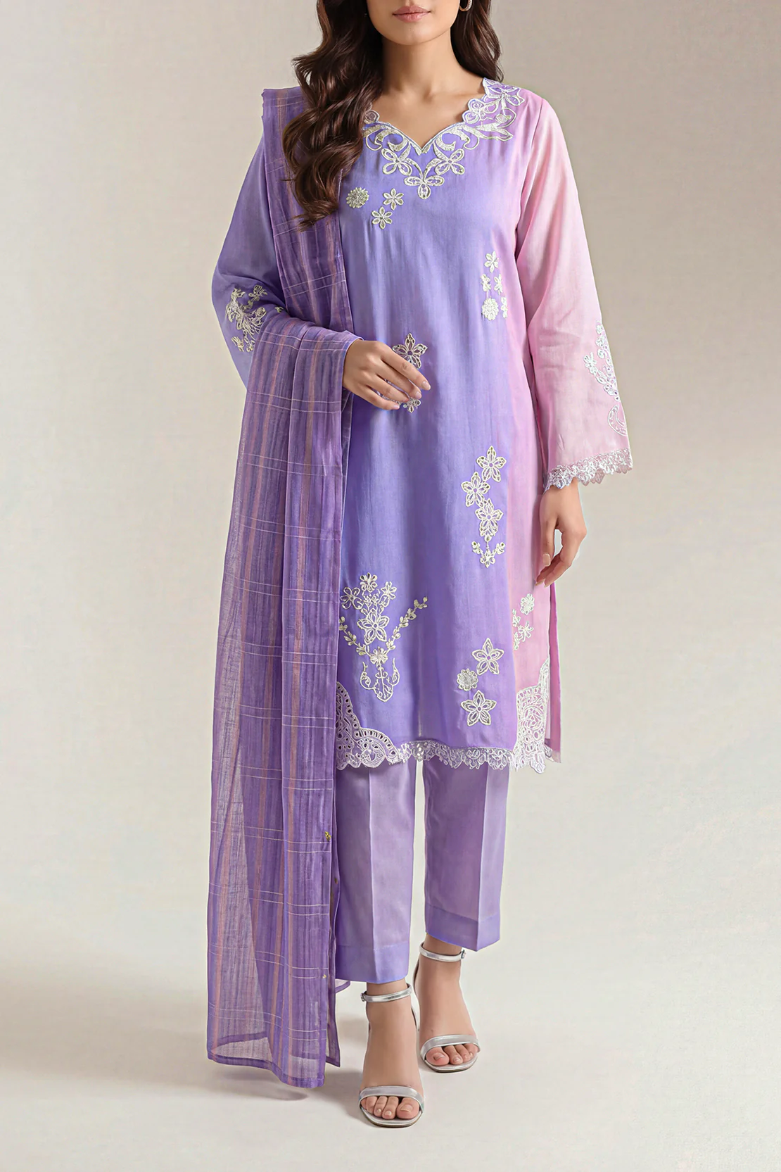 Cotton Jacquard Dupatta - Image 2