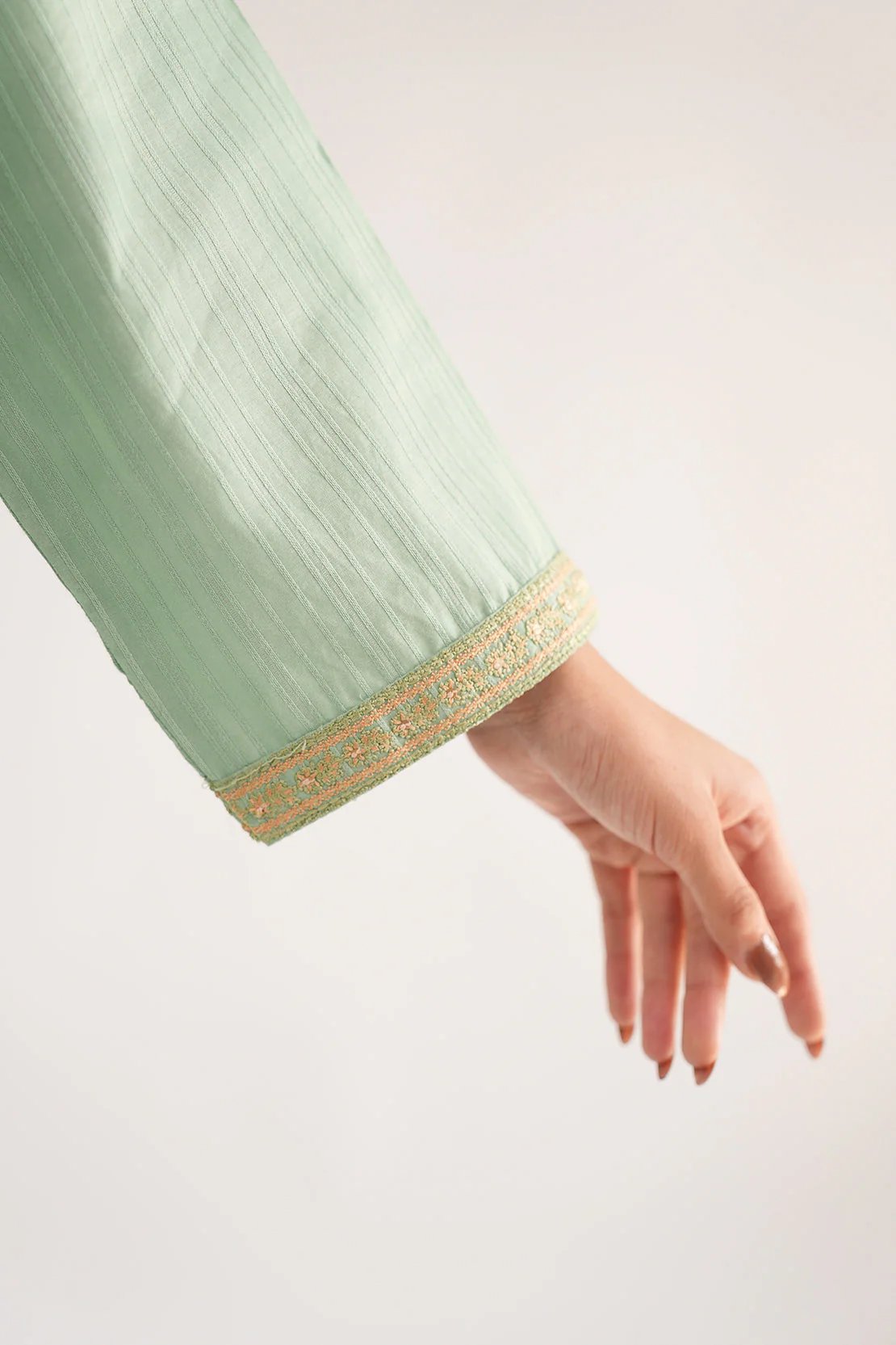 Cotton Jacquard Embroidered Stitched 2 Piece (Shirt/Trouser) - Image 6