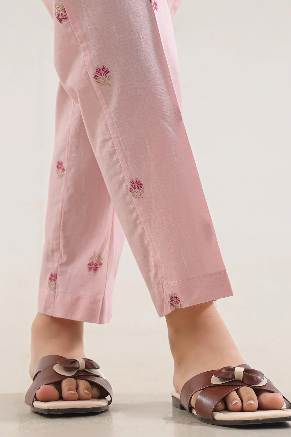 Cotton Jacquard Pant For Kids - Image 2