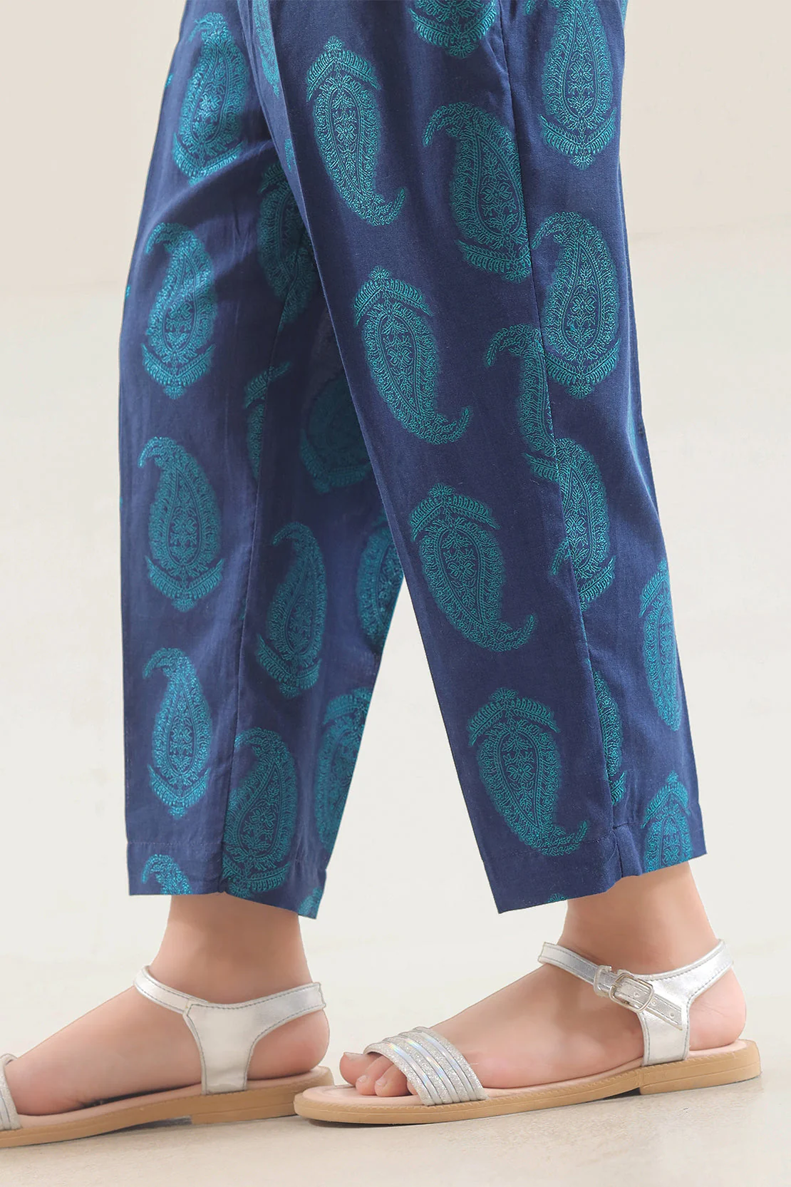 Cotton Jacquard Pant For Kids - Image 2