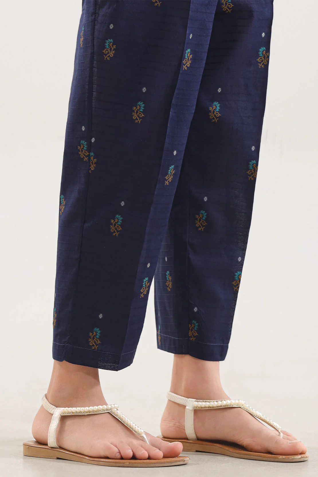 Cotton Jacquard Pant For Kids