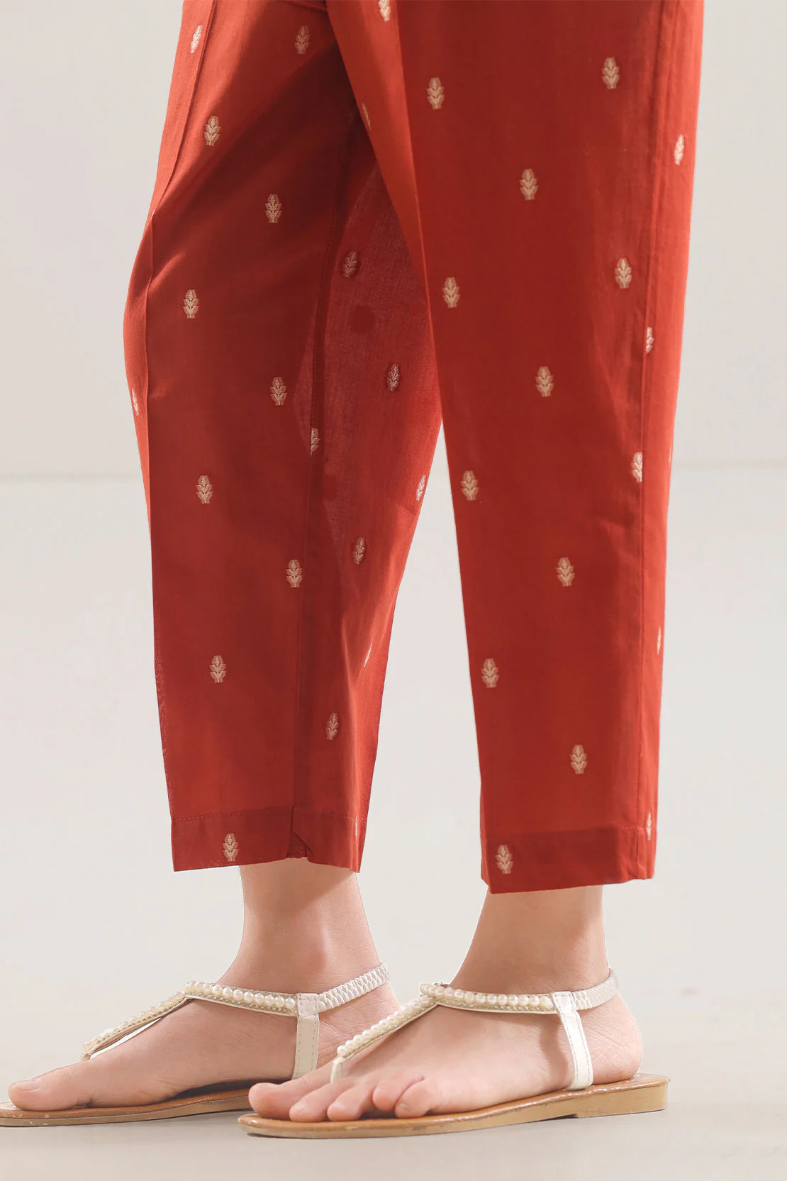 Cotton Jacquard Pant For Kids - Image 3