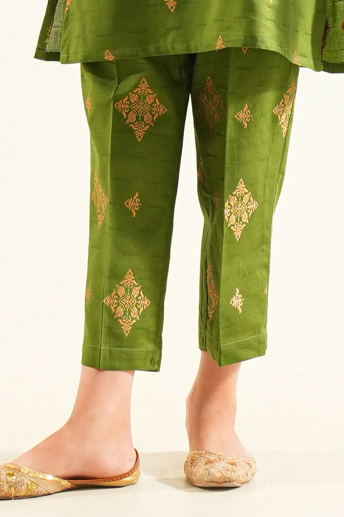 Cotton Jacquard Pant For Kids - Image 2
