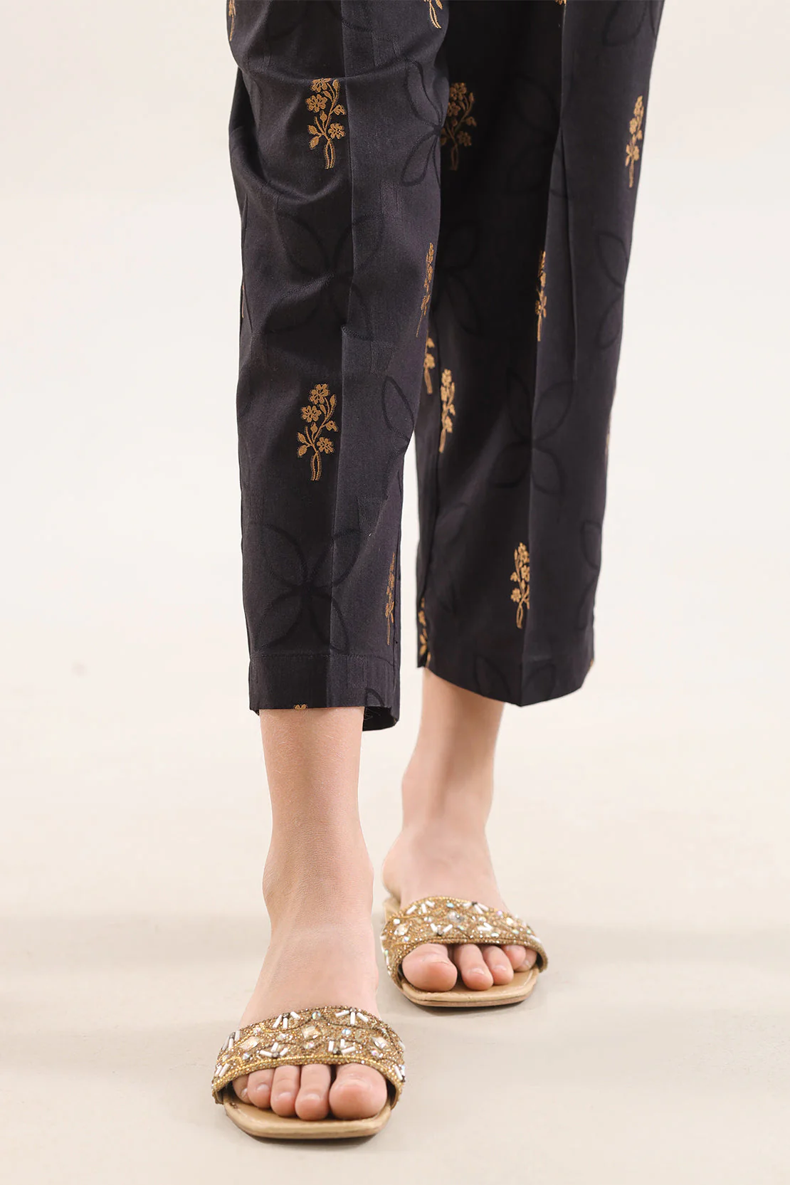 Cotton Jacquard Pant For Kids