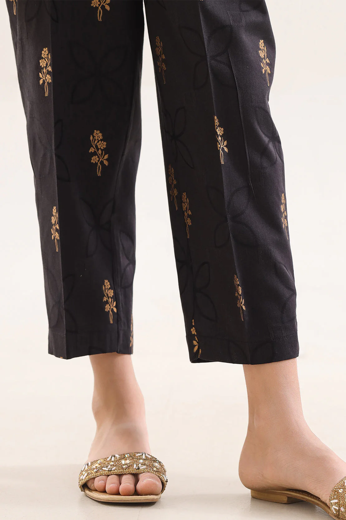 Cotton Jacquard Pant For Kids - Image 2
