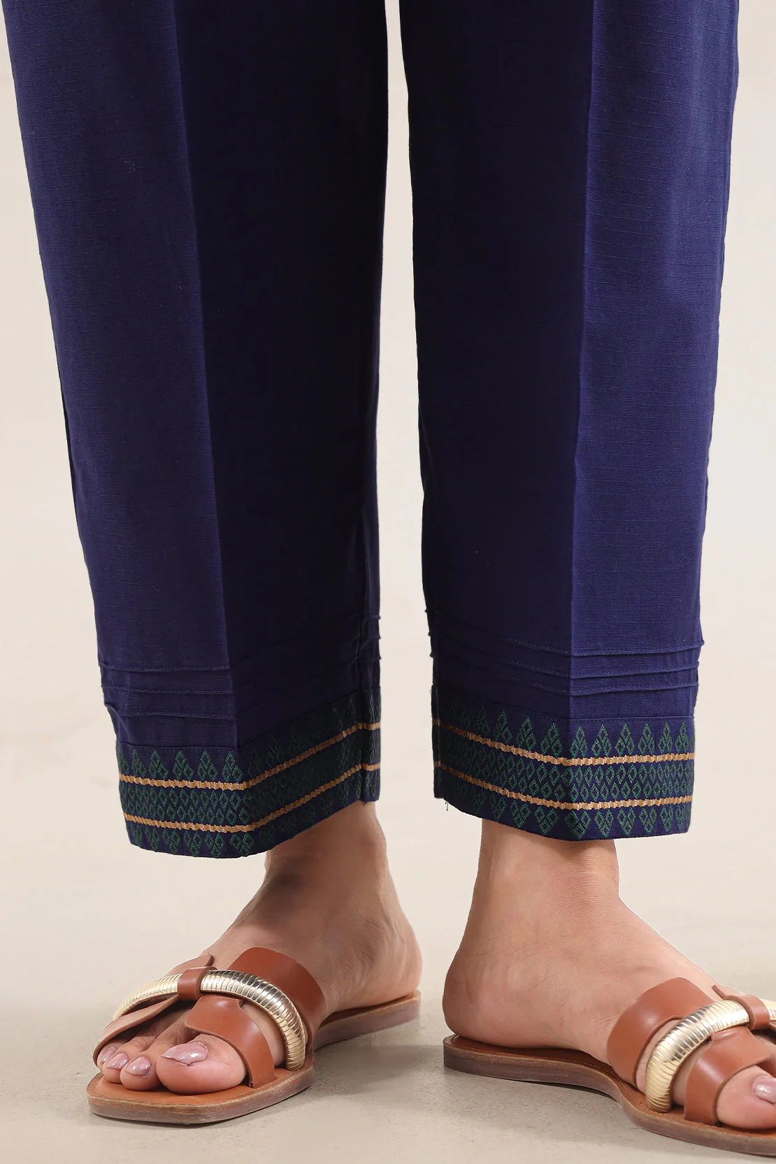 Cotton Jacquard Pant