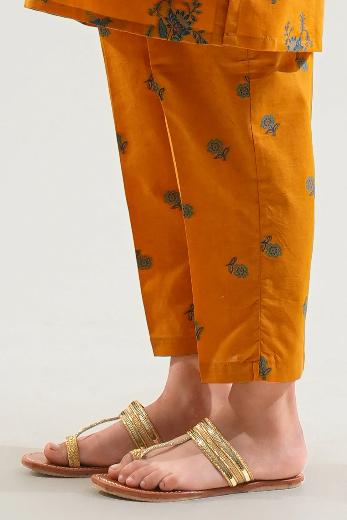 Cotton Jacquard Pants For Kids - Image 2