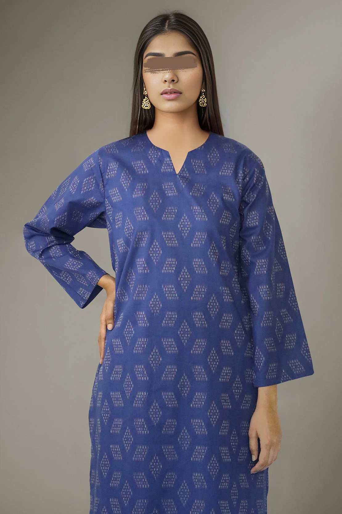 Cotton Jacquard Stitched 2 Piece (Shirt/Trouser) - Image 2