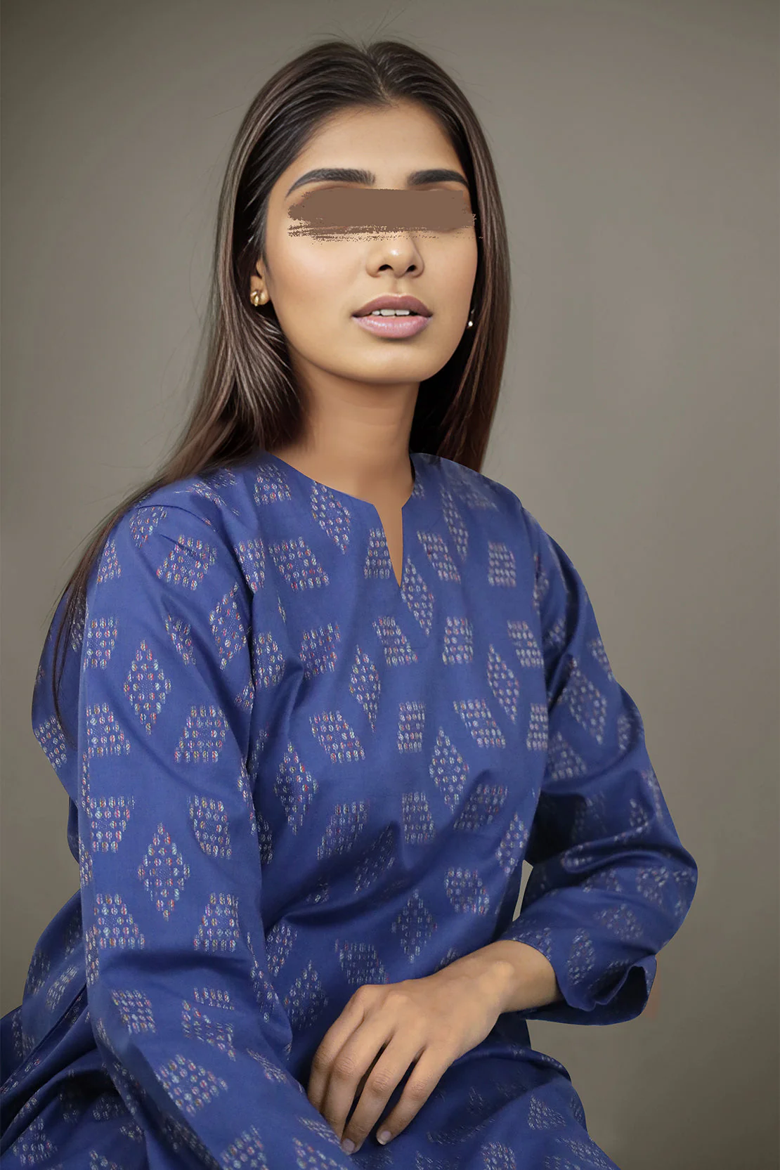 Cotton Jacquard Stitched 2 Piece (Shirt/Trouser) - Image 3