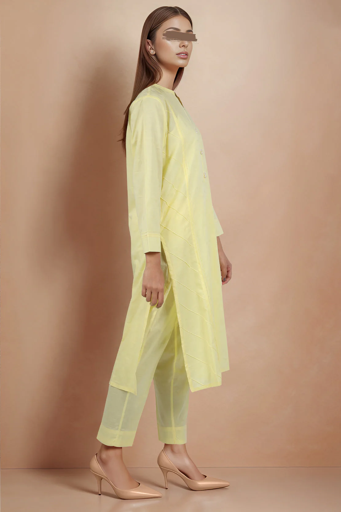 Cotton Jacquard Stitched 2 Piece (Shirt/Trouser) - Image 2