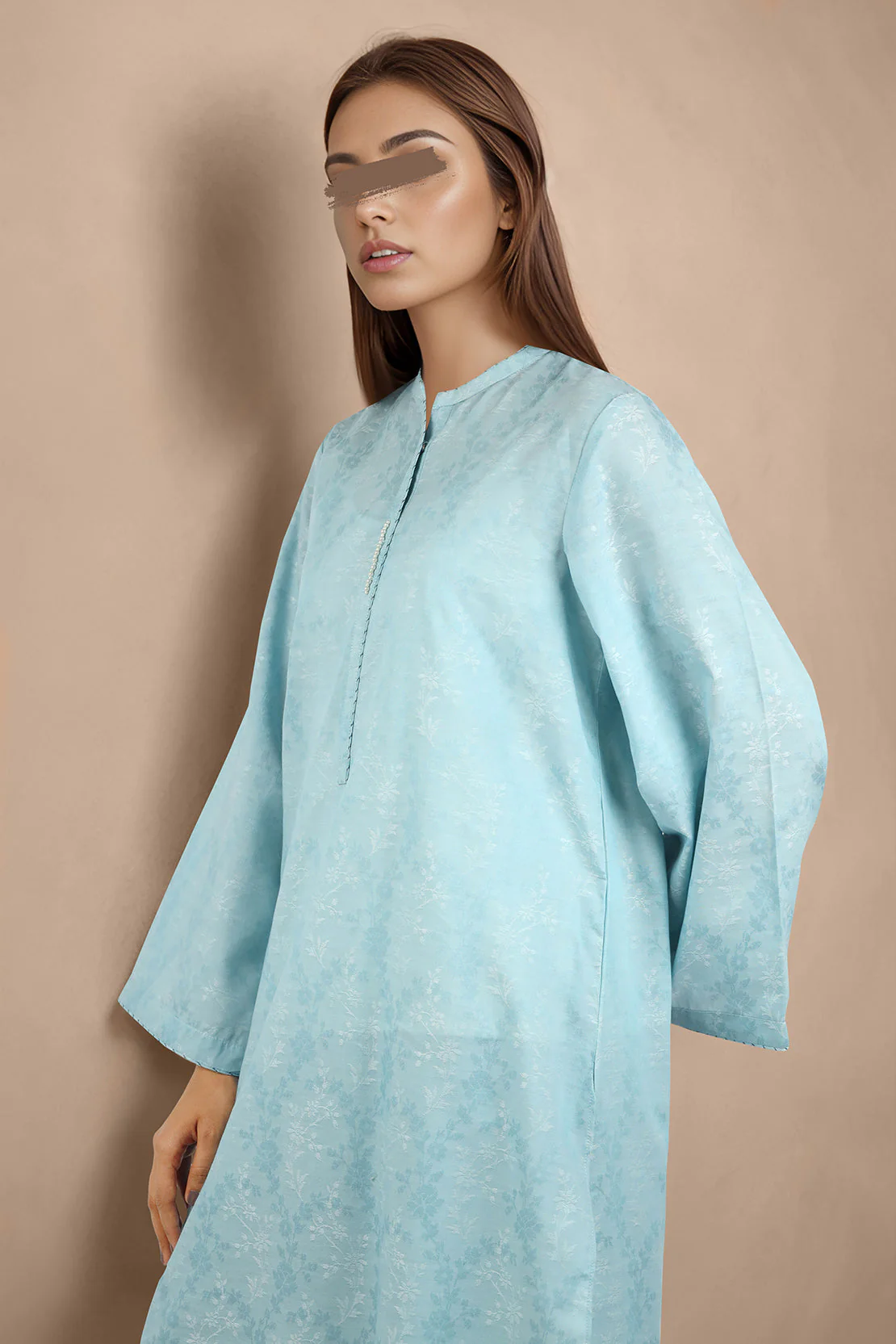 Cotton Jacquard Stitched 2 Piece (Shirt/Trouser) - Image 2