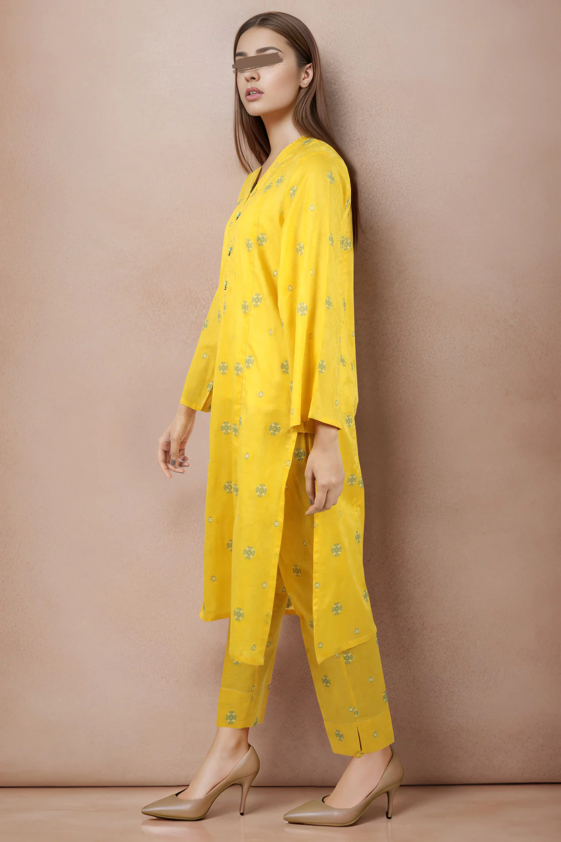 Cotton Jacquard Stitched 2 Piece (Shirt/Trouser) - Image 2