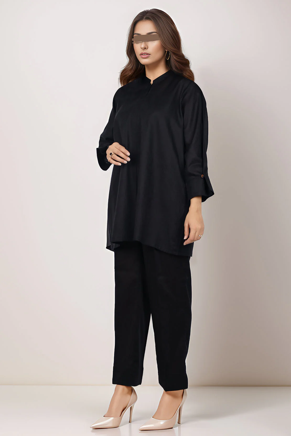 Cotton Jacquard Stitched 2 Piece (Shirt/Trouser) - Image 2