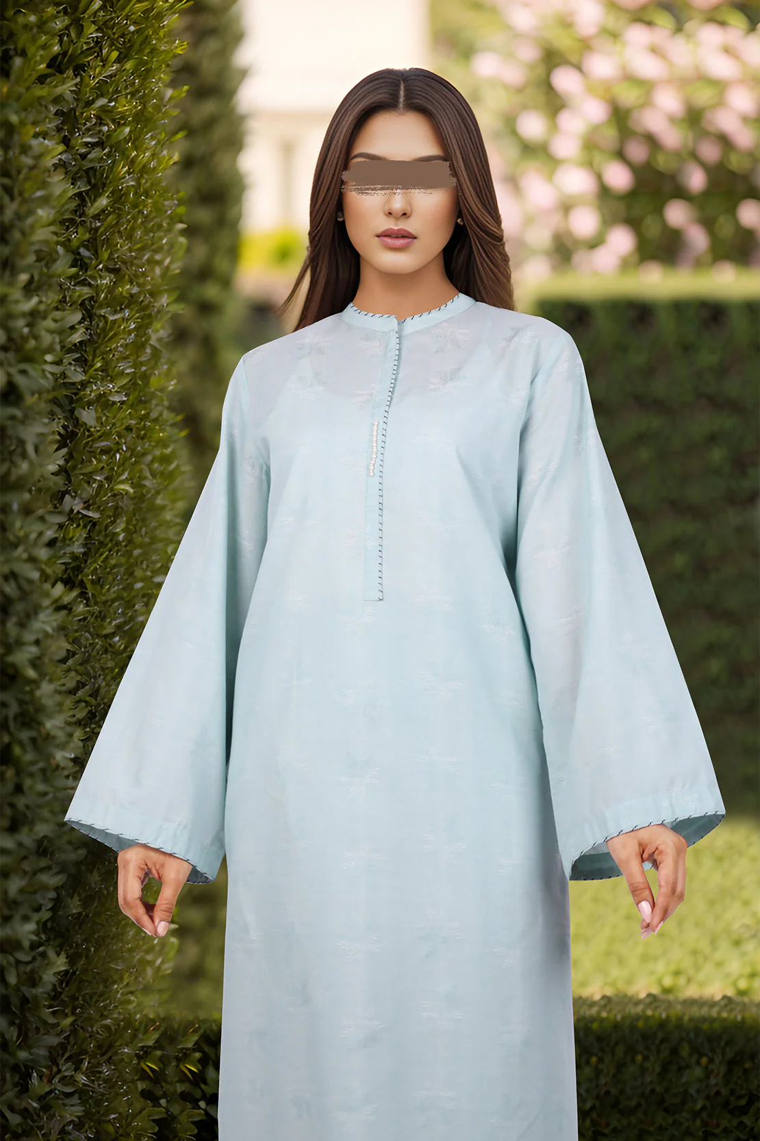 Cotton Jacquard Stitched 2 Piece (Shirt/Trouser) - Image 2