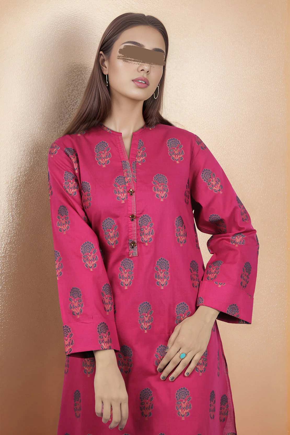 Cotton Jacquard Stitched 2 Piece (Shirt/Trouser) - Image 3