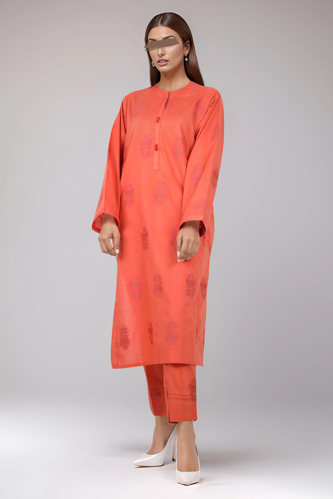 Cotton Jacquard Stitched 2 Piece (Shirt/Trouser)