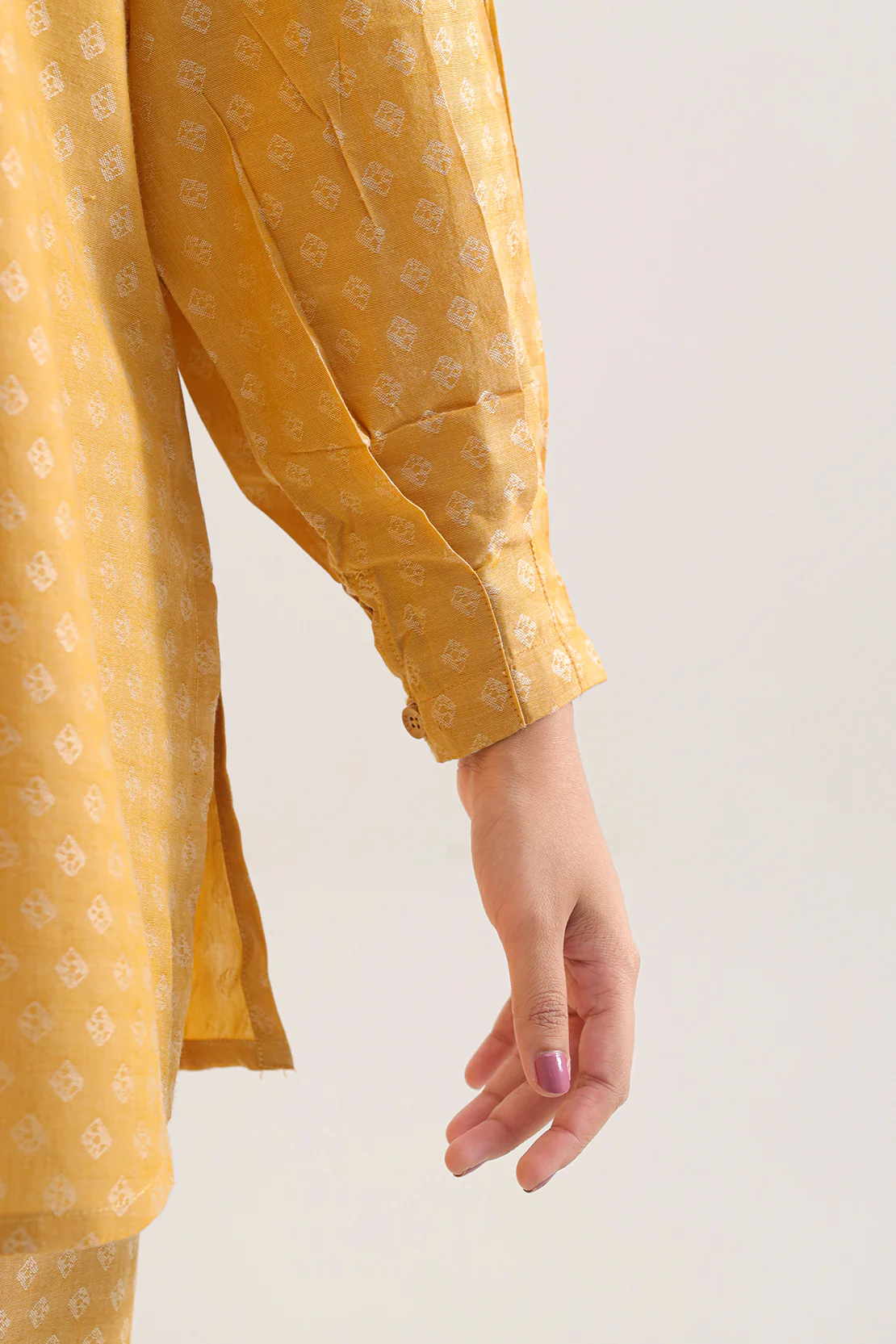 Cotton Jacquard Stitched 2 Piece (Shirt/Trouser) - Image 4