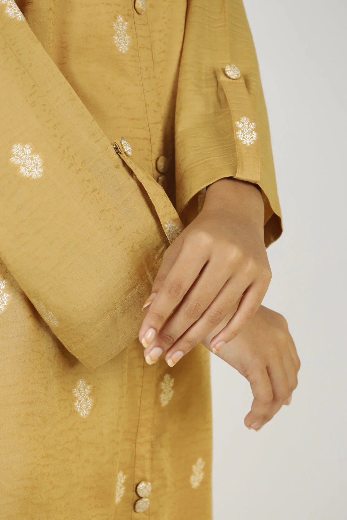 Cotton Jacquard Stitched 2 Piece (Shirt/Trouser) - Image 4