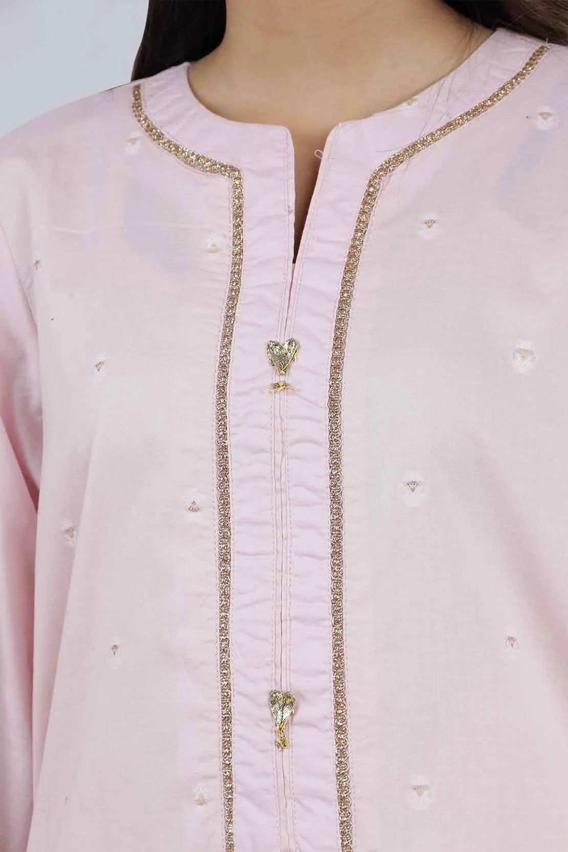 Cotton Jacquard Stitched 2 Piece (Shirt/Trouser) - Image 3