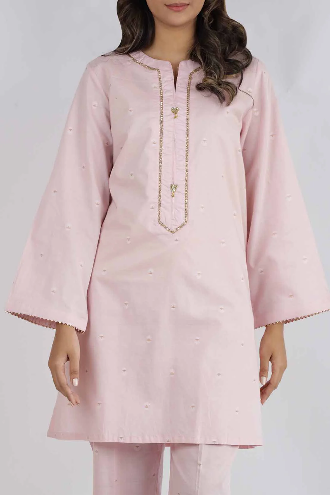 Cotton Jacquard Stitched 2 Piece (Shirt/Trouser) - Image 4