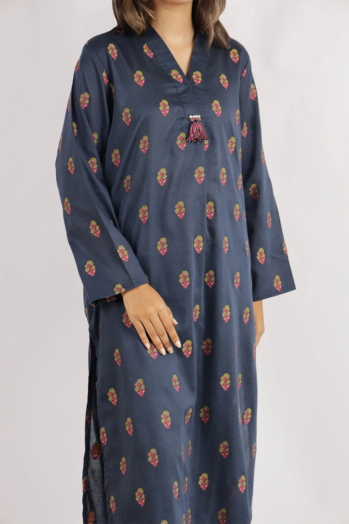 Cotton Jacquard Stitched 2 Piece (Shirt/Trouser) - Image 3