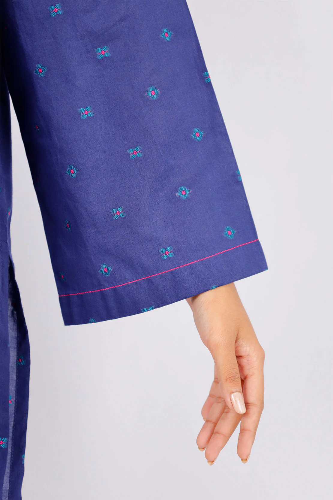 Cotton Jacquard Stitched 2 Piece (Shirt/Trouser) - Image 4